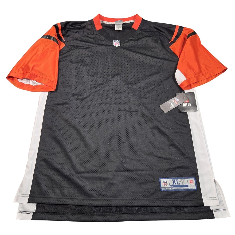 Cincinnati Bengals Jersey Mens XL Tall Black NFL Football NFL Pro Line Blank